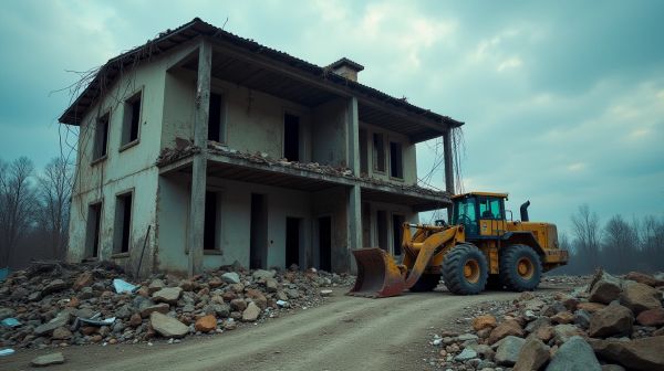 Comment abattre efficacement une construction à démolir